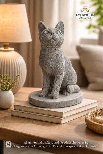 Product image of the product “Penelope - Cat, 35cm Height | cast stone ”